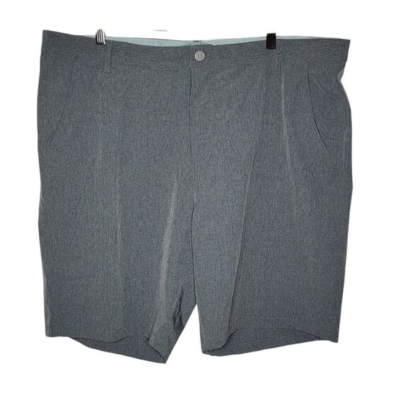 Free Fly 42‎ Performance Men's Shorts Gray Casual Flat Front - Picture 1 of 4